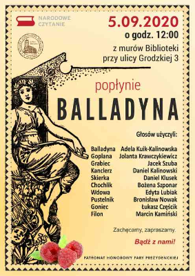 Słowacki, Juliusz (1809-1849), 2020.09.05, Balladyna - słuchowisko