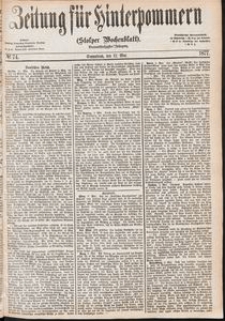 Zeitung für Hinterpommern (Stolper Wochenblatt) Nr. 74/1877