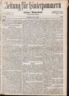 Zeitung f&uuml;r Hinterpommern (Stolper Wochenblatt) Nr. 96/1877