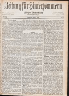 Zeitung für Hinterpommern (Stolper Wochenblatt) Nr. 104/1877