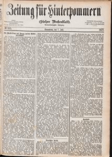 Zeitung für Hinterpommern (Stolper Wochenblatt) Nr. 105/1877