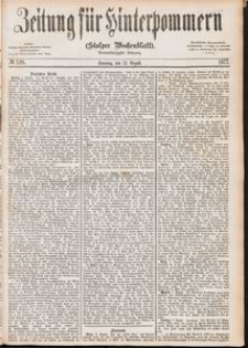 Zeitung f&uuml;r Hinterpommern (Stolper Wochenblatt) Nr. 126/1877