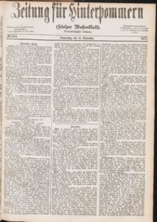 Zeitung f&uuml;r Hinterpommern (Stolper Wochenblatt) Nr. 144/1877