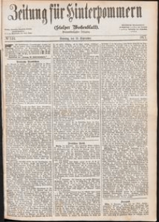 Zeitung f&uuml;r Hinterpommern (Stolper Wochenblatt) Nr. 146/1877