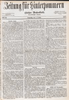 Zeitung für Hinterpommern (Stolper Wochenblatt) Nr. 156/1877