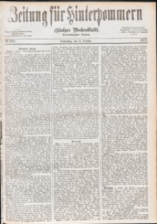 Zeitung f&uuml;r Hinterpommern (Stolper Wochenblatt) Nr. 160/1877