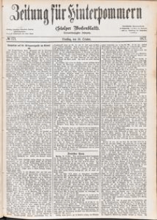 Zeitung f&uuml;r Hinterpommern (Stolper Wochenblatt) Nr. 171/1877