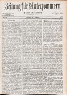 Zeitung f&uuml;r Hinterpommern (Stolper Wochenblatt) Nr. 172/1877