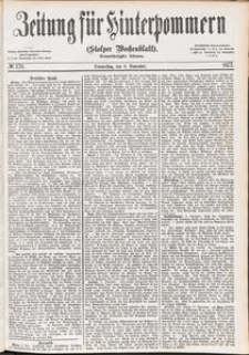 Zeitung f&uuml;r Hinterpommern (Stolper Wochenblatt) Nr. 176/1877