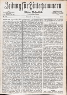 Zeitung f&uuml;r Hinterpommern (Stolper Wochenblatt) Nr. 181/1877