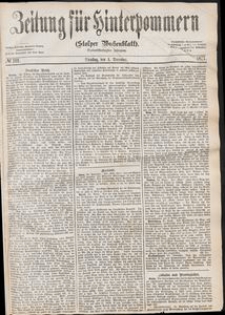 Zeitung f&uuml;r Hinterpommern (Stolper Wochenblatt) Nr. 191/1877