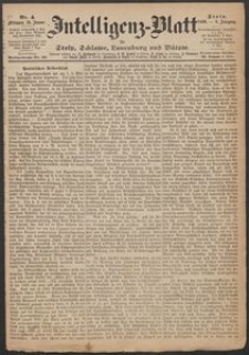 Intelligenz-Blatt für Stolp, Schlawe, Lauenburg und Bütow. Nr 04/1869 r.