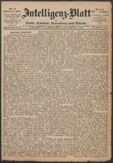 Intelligenz-Blatt für Stolp, Schlawe, Lauenburg und Bütow. Nr 07/1869 r.