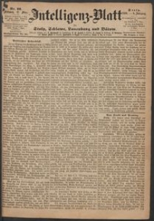 Intelligenz-Blatt für Stolp, Schlawe, Lauenburg und Bütow. Nr 22/1869 r.
