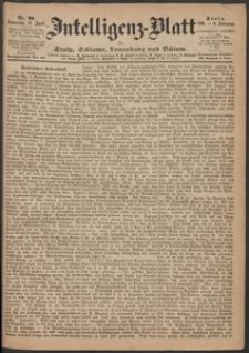 Intelligenz-Blatt f&uuml;r Stolp, Schlawe, Lauenburg und B&uuml;tow. Nr 31/1869 r.