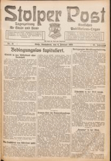 Stolper Post. Tageszeitung f&uuml;r Stadt und Land Nr. 31/1926