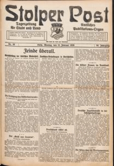 Stolper Post. Tageszeitung für Stadt und Land Nr. 38/1926