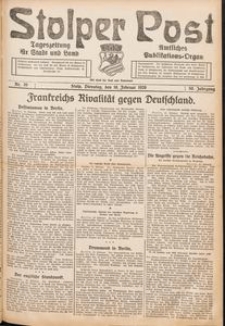 Stolper Post. Tageszeitung für Stadt und Land Nr. 39/1926