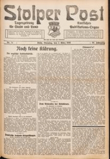Stolper Post. Tageszeitung für Stadt und Land Nr. 51/1926