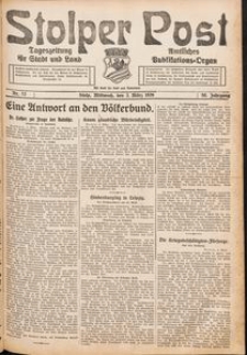 Stolper Post. Tageszeitung für Stadt und Land Nr. 52/1926