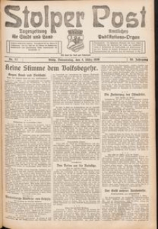 Stolper Post. Tageszeitung f&uuml;r Stadt und Land Nr. 53/1926