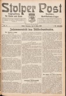 Stolper Post. Tageszeitung f&uuml;r Stadt und Land Nr. 57/1926
