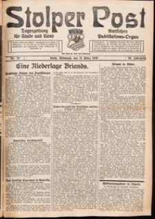 Stolper Post. Tageszeitung f&uuml;r Stadt und Land Nr. 76/1926