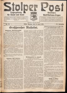 Stolper Post. Tageszeitung für Stadt und Land Nr. 84/1926