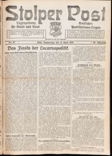 Stolper Post. Tageszeitung für Stadt und Land Nr. 87/1926