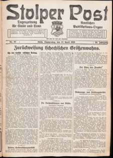 Stolper Post. Tageszeitung für Stadt und Land Nr. 93/1926