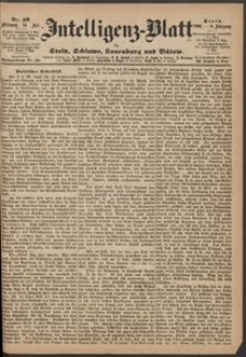 Intelligenz-Blatt f&uuml;r Stolp, Schlawe, Lauenburg und B&uuml;tow. Nr 56/1869 r.