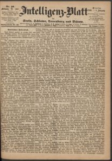 Intelligenz-Blatt für Stolp, Schlawe, Lauenburg und Bütow. Nr 58/1869 r.