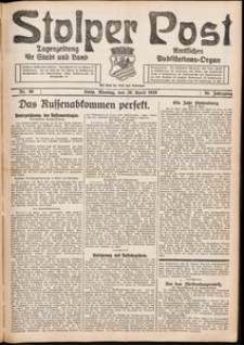Stolper Post. Tageszeitung für Stadt und Land Nr. 96/1926