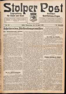Stolper Post. Tageszeitung für Stadt und Land Nr. 99/1926