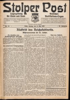 Stolper Post. Tageszeitung f&uuml;r Stadt und Land Nr. 111/1926