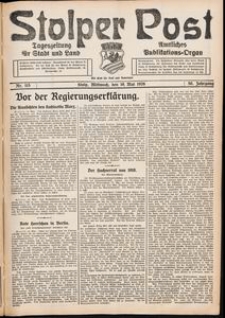 Stolper Post. Tageszeitung f&uuml;r Stadt und Land Nr. 115/1926