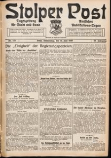 Stolper Post. Tageszeitung f&uuml;r Stadt und Land Nr. 133/1926