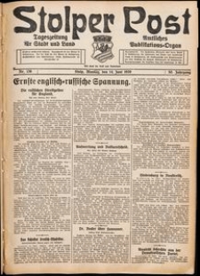 Stolper Post. Tageszeitung f&uuml;r Stadt und Land Nr. 136/1926