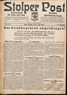 Stolper Post. Tageszeitung für Stadt und Land Nr. 142/1926