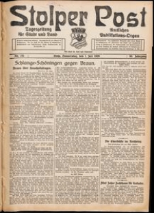 Stolper Post. Tageszeitung für Stadt und Land Nr. 151/1926