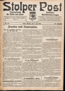 Stolper Post. Tageszeitung für Stadt und Land Nr. 154/1926