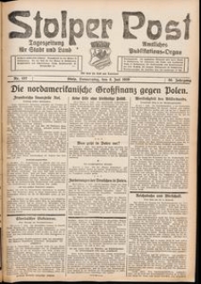Stolper Post. Tageszeitung f&uuml;r Stadt und Land Nr. 157/1926
