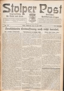 Stolper Post. Tageszeitung f&uuml;r Stadt und Land Nr. 162/1926