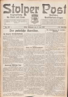 Stolper Post. Tageszeitung für Stadt und Land Nr. 168/1926