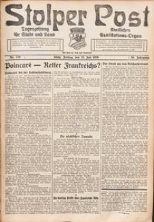 Stolper Post. Tageszeitung f&uuml;r Stadt und Land Nr. 170/1926