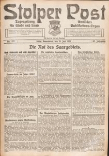 Stolper Post. Tageszeitung f&uuml;r Stadt und Land Nr. 177/1926