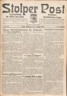 Stolper Post. Tageszeitung f&uuml;r Stadt und Land Nr. 186/1926