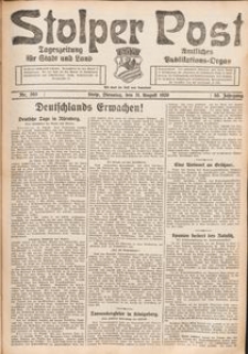 Stolper Post. Tageszeitung f&uuml;r Stadt und Land Nr. 203/1926