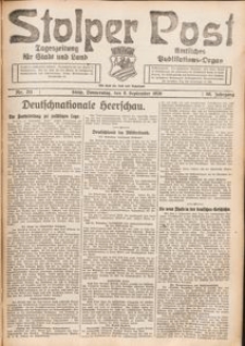 Stolper Post. Tageszeitung für Stadt und Land Nr. 211/1926
