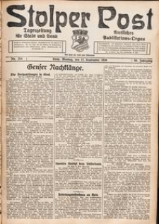 Stolper Post. Tageszeitung für Stadt und Land Nr. 214/1926